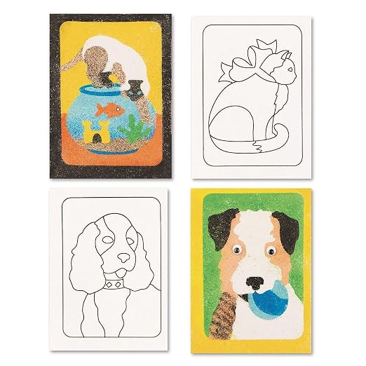 S&S Worldwide Unfinished Adhesive Sand Art Boards - Image 2