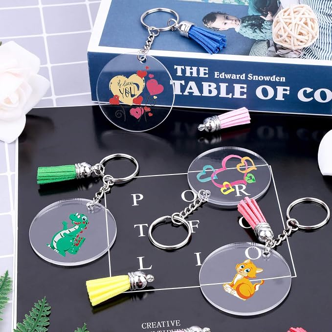 Audab Acrylic Keychain Blanks Kit - Image 7