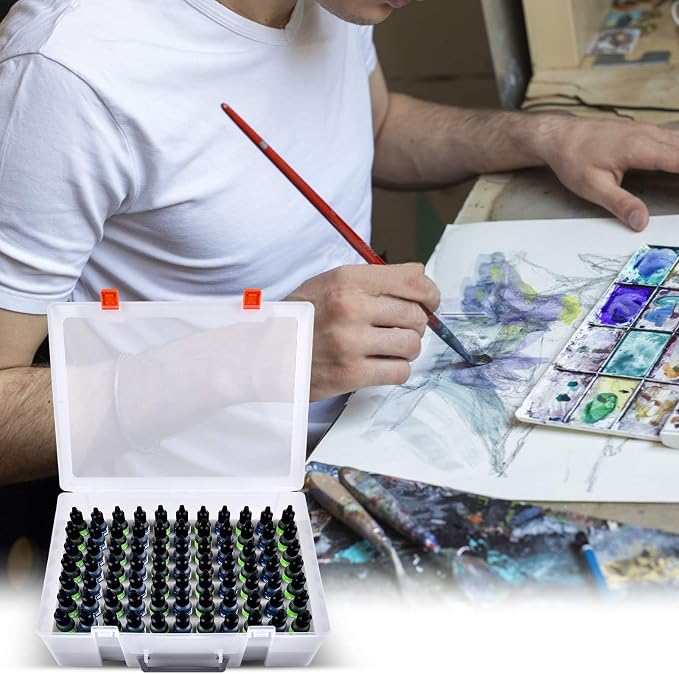Alcohol Ink Storage Case and Paint Carrying Organizer, Miniature Holder Fits - Image 7