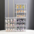 3 Tier Display Case for Collectibles, Storage Container by UniHIMO