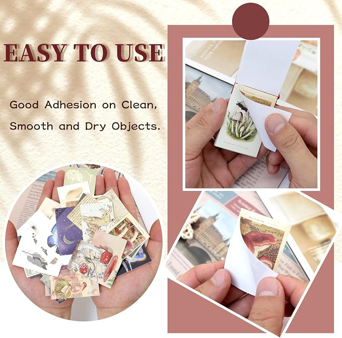 600 Pieces Washi Sticker Set, 12 Set Scrapbooking Diary Planner Album Diary - Image 5
