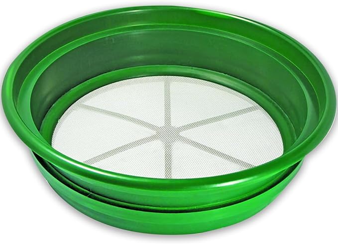 SE 13.25 Inch Wide Stackable Classifier Gold Prospecting Pan by SE