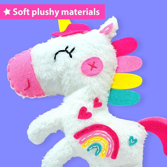 KRAFUN Unicorn, Panda & Fox Sewing Kit - Image 6