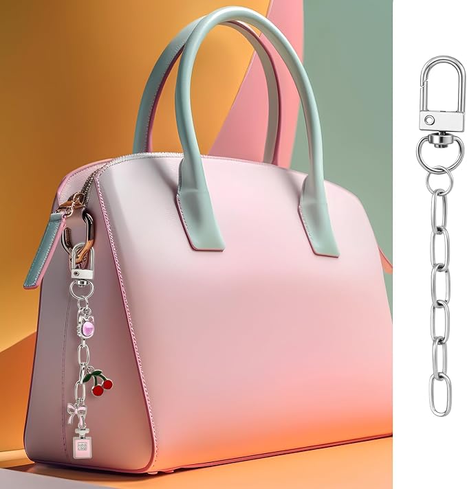 20pcs Keychain Making Kit, Alloy Extender Keychain Bag Charm Kits - Image 5