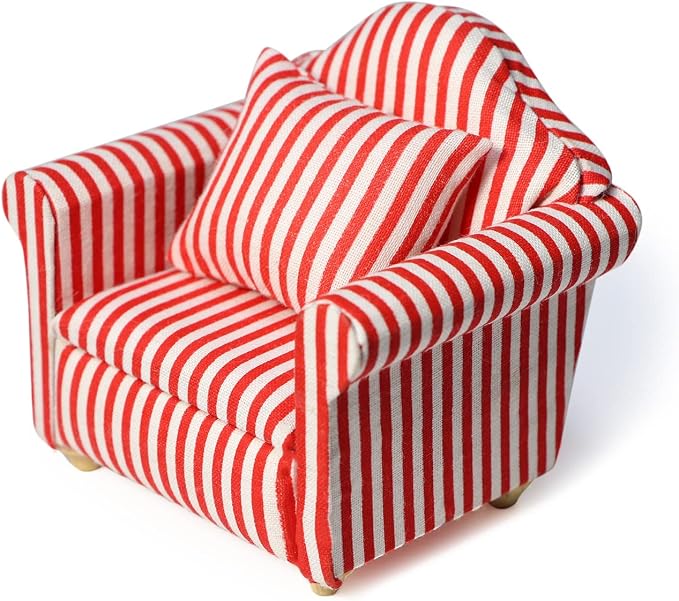 Cutemini Dollhouse Furniture 1/12 Miniature Couch by Cuteminifulfillsallyourfantasiesabouttheminihomeinyourdreams