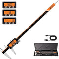 HARDELL Digital Caliper 12" USB-C Charging – Orange Display, Non-Backlit | by HARDELL