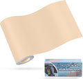 OAZ 3.9 x 63 inch Nylon Fabric Patch Kit - Self-Adhesive, Waterproof, Lightweight Repair Patches for Clothing, Down Jacket, Tent, Bag (Beige)