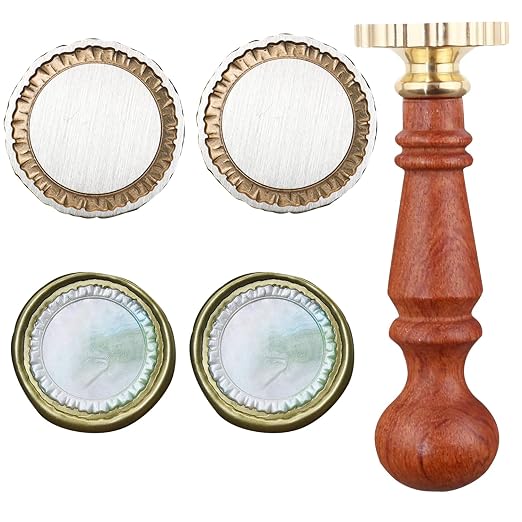 Frame Wax Seal Stamp, 3D Embossed Relief Carving Head and Wood Handle by HOSEALING