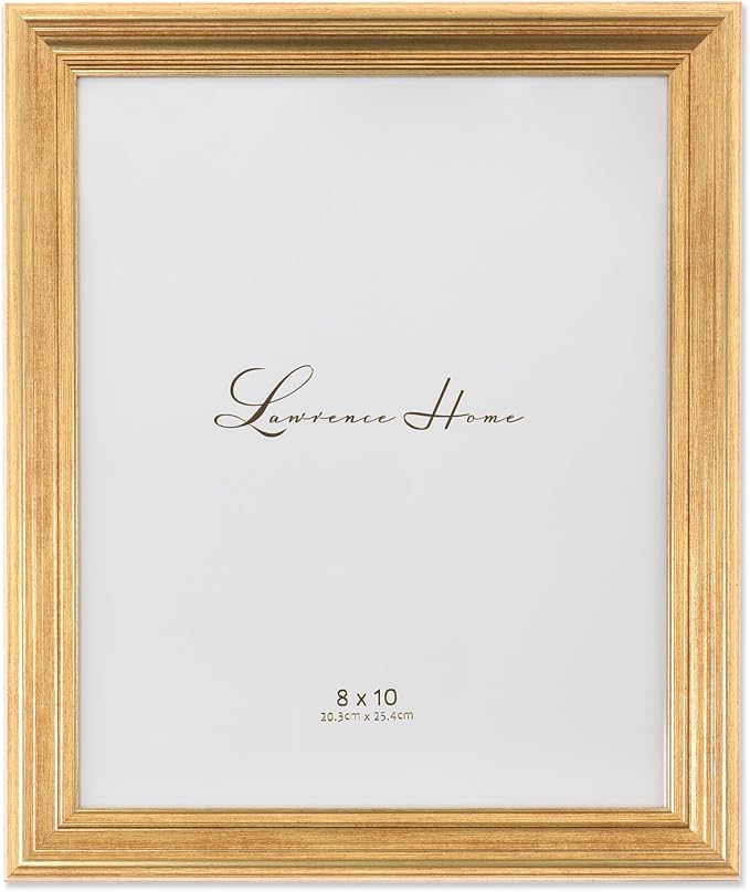 Lawrence Frames 536280 Sutter Gold 8x10 Picture Frame by LawrenceFrames