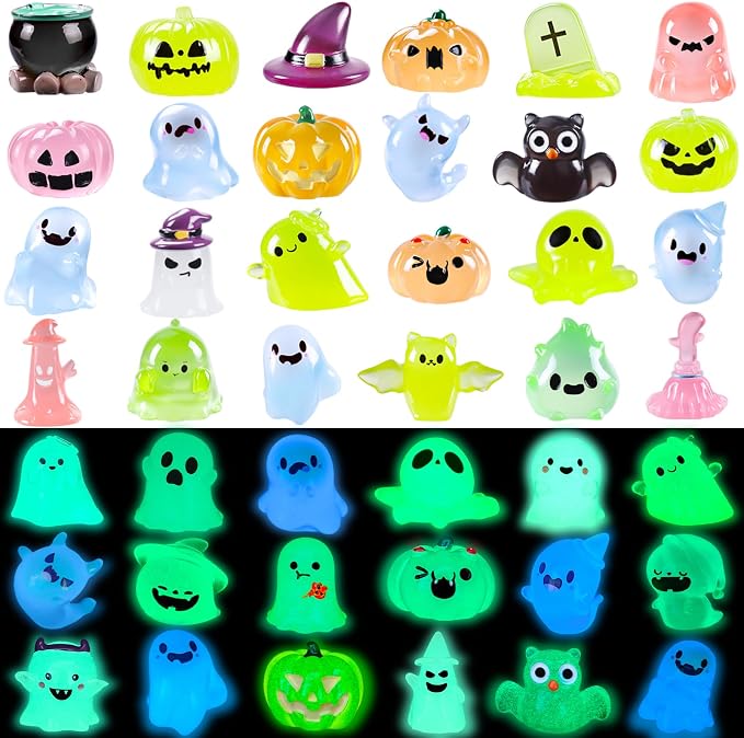 DIYDEC 32PCS Halloween Luminous Mini Figures by DIYDEC