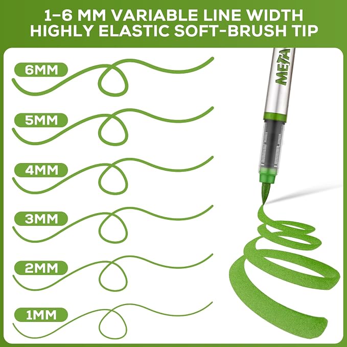Metallic Acrylic Paint Markers, Fabric Paint, DIY Crafts - Image 2