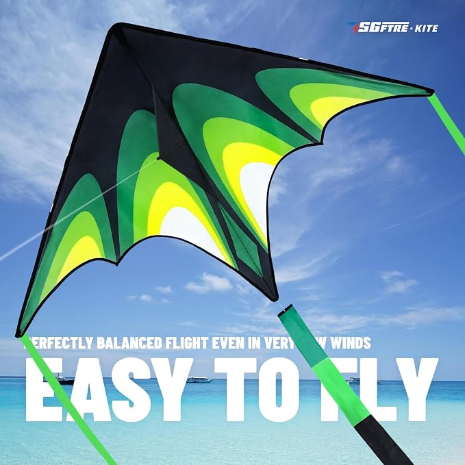 SGftre Delta Kite Easy to Fly, Single Line String - Image 6