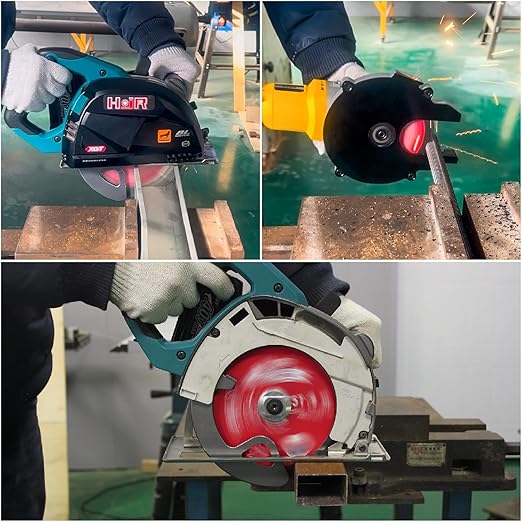 Metal Cutting Circular Saw Blade, Steel and Stainless Steel Cutting, The Cutting Head uses a Special Anti-Heat Sticking Coating with high Finish and Long Life,FMB 7-1/4 inch 72-Tooth 5/8" -TA