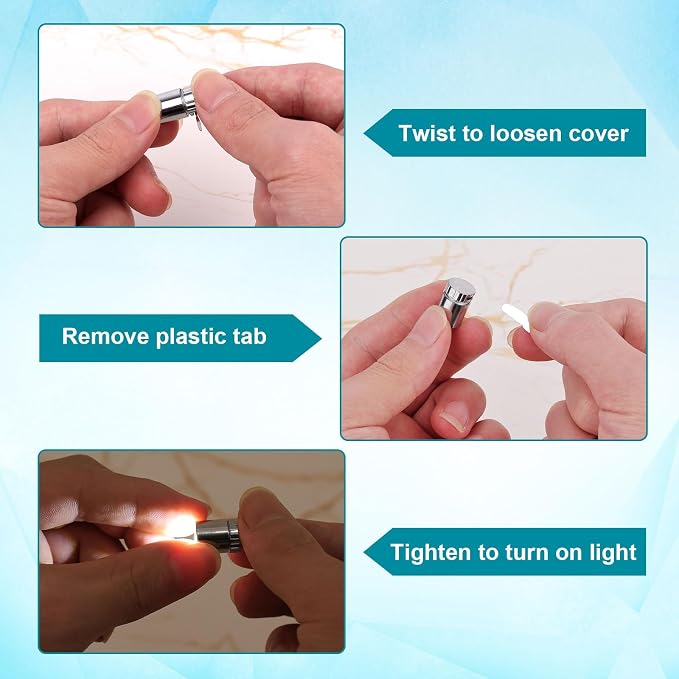30pcs Micro Mini LED Lights, Cold White Small LED Lights - Image 4