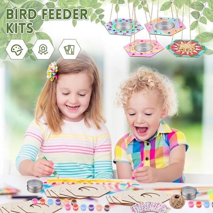CroBlissful 12 Pack Bird Feeder Craft Kits - Image 4