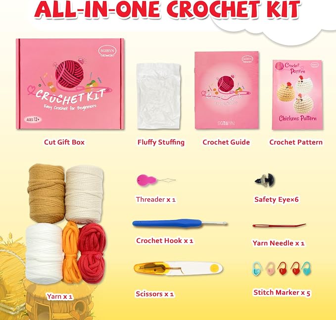 SGIBYN Crochet Kit for Beginner - Image 3