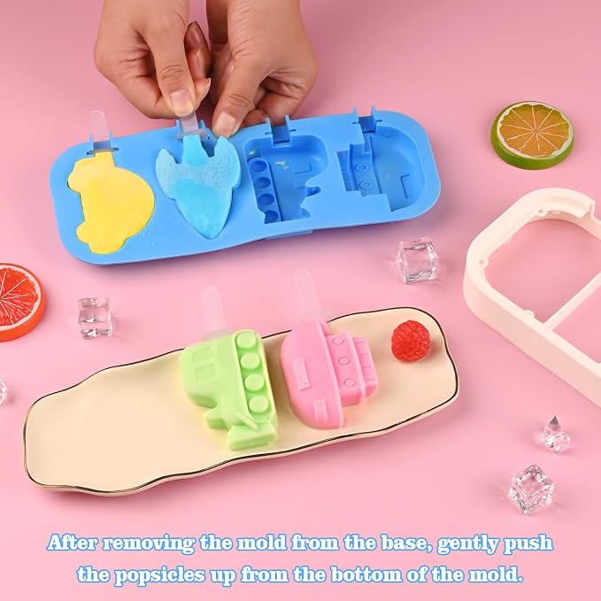 Sakolla 2 Pack Silicone Popsicle Molds - Image 5