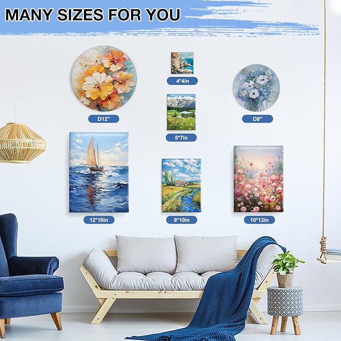 ESRICH 12 Pack Stretched Canvas - Image 7