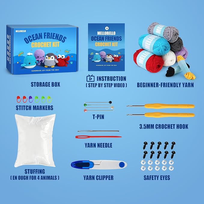 Crochet Kit for Beginners Adults - Image 2