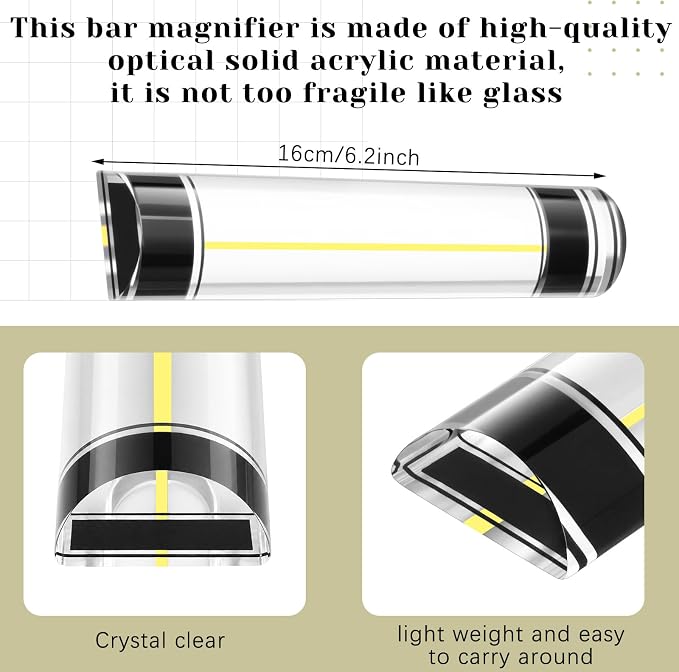 Chunful 1 Pcs Magnifying Ruler - Image 2