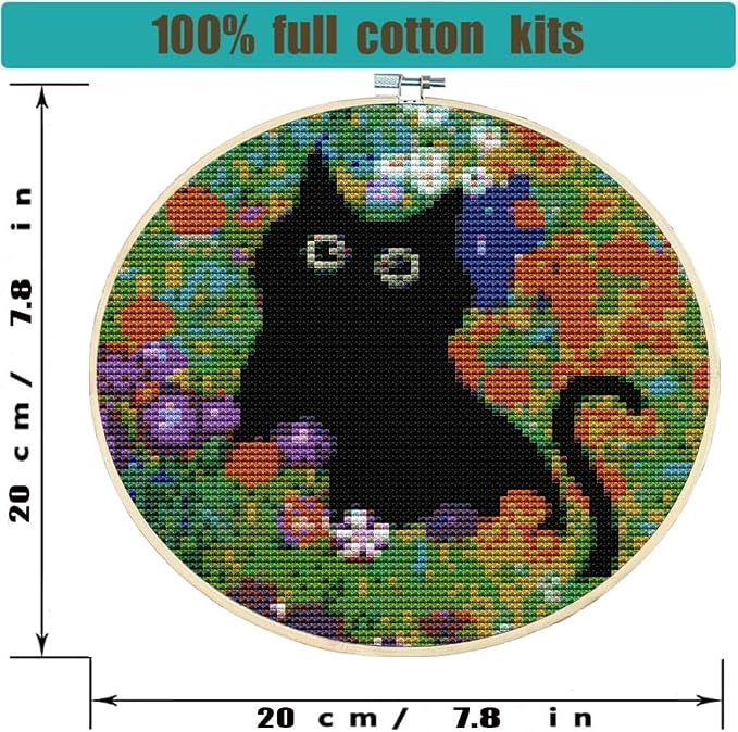 4 Pack Stamped Cross Stitch Kits - Image 5