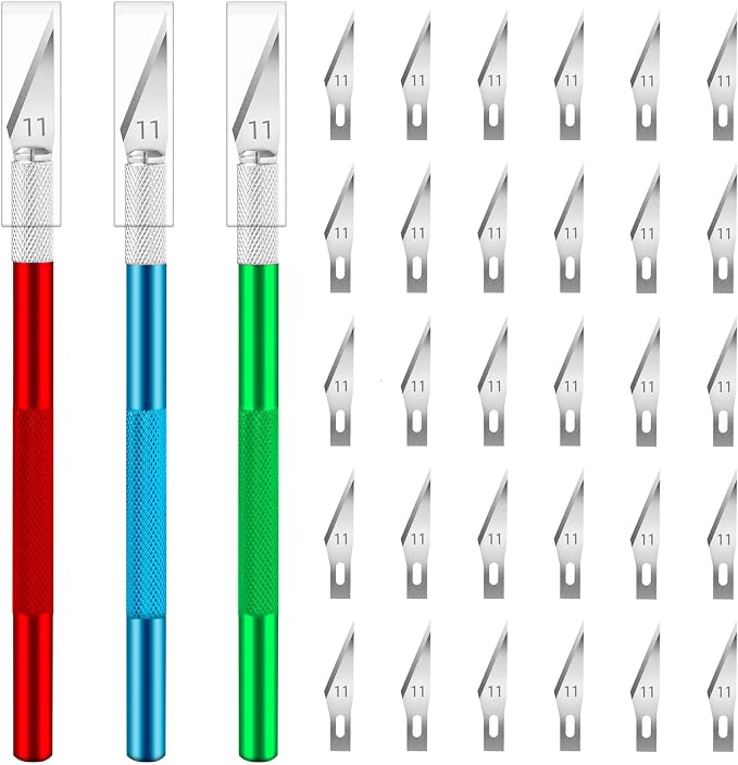 JETMORE Exacto Knife Set, 3 Exacto Knives by Jetmore
