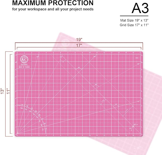 KC GLOBAL A3 Self-Healing Cutting Mat - Image 2