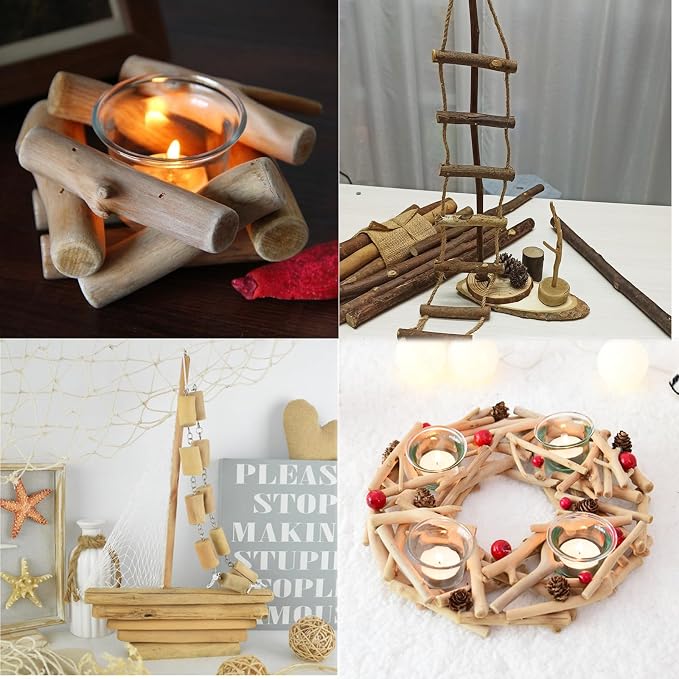 20pcs Y-Shaped Irregular Driftwood - Image 3