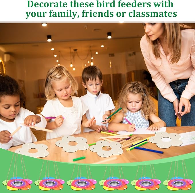 DoubleFill 60 Pcs Bird Feeder Craft Kits - Image 6