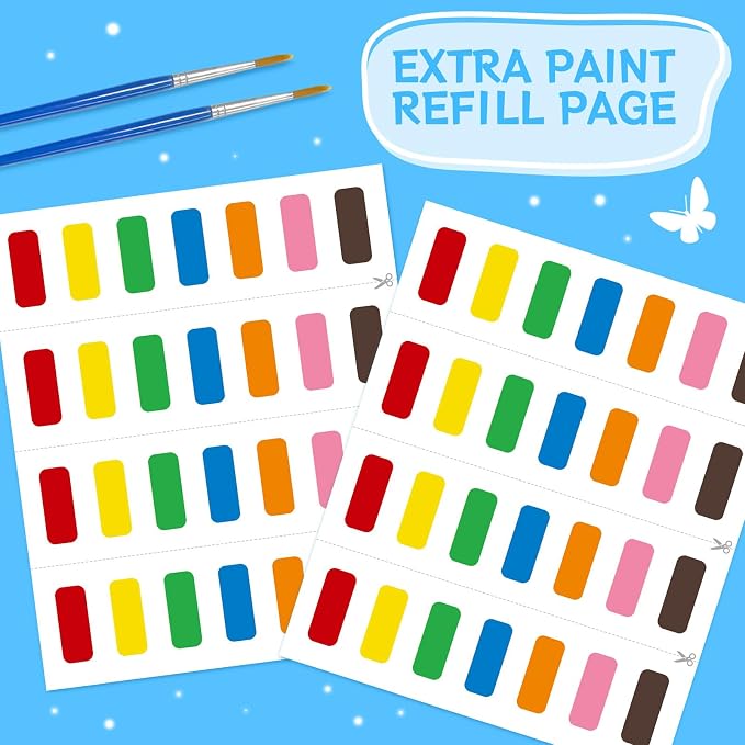 SOCOLER Paint with Water Coloring Books - Image 9