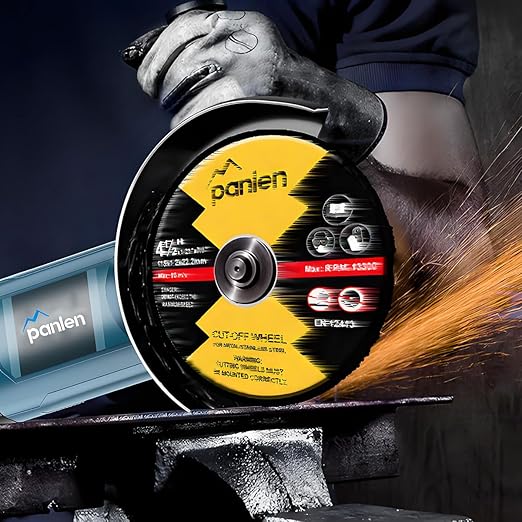 Cut Off Wheels 100 Pack 4 1/2 inch Thin Metal & Stainless Steel Cutting Discs, 4.5" Value-Durable Cut-Off Blades for Angle Grinder