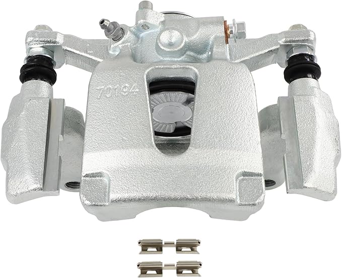 SCITOO 18B5501 Rear Left Disc Brake Caliper w/Bracket Fit For Ford For F-150 2015-2017, Single Piston