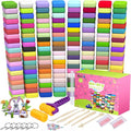 254 Pcs Air Dry Clay 160 Colors Modeling Model Magic Clay by UZLUbuywithconfidence
