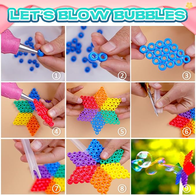 IOOLEEM 4000pcs Pony Beads, 11 Colors, Bulk Beads - Image 5