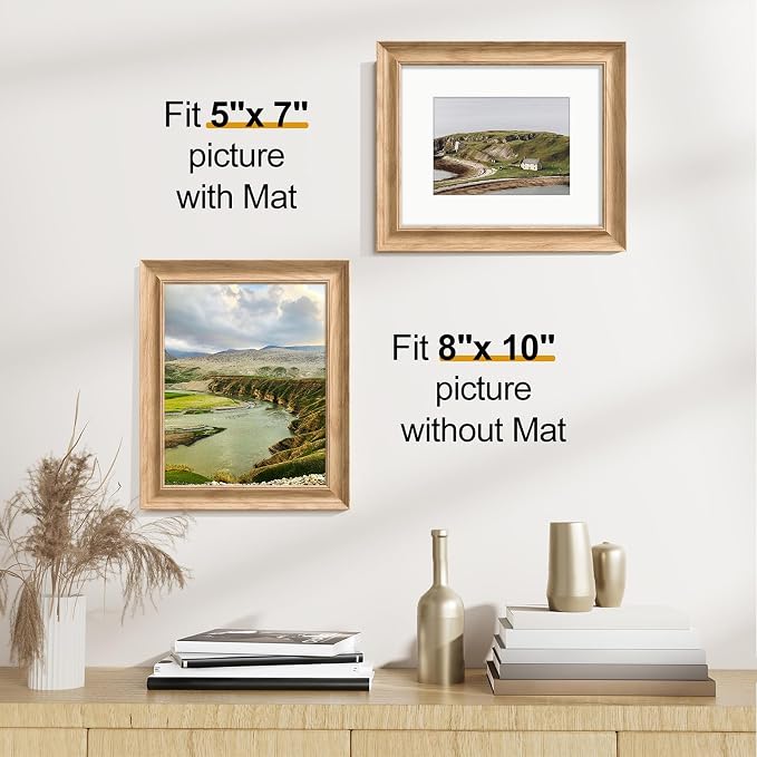 Vittanly 8x10 Picture Frames Set of 2, Ornate Vintage Photo Frame - Image 3