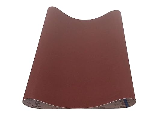 37 x 60 Inch Sanding Belts - 60 Grit Aluminum Oxide Belt Sanders for Woodworking and Metal, German Quality Heavy Duty Cloth Belt Sanding with Smooth Running Joint, Wide Sander Belts - 1 Pack