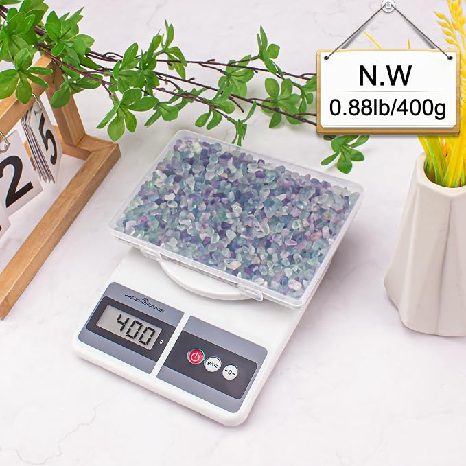 14 Oz Fluorite Aquarium Gravel Rocks Crystal Chips Stones, Natural Tumbled - Image 9