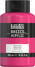 Liquitex BASICS Acrylic Paint, 400ml Bottle, Medium Magenta by Liquitex