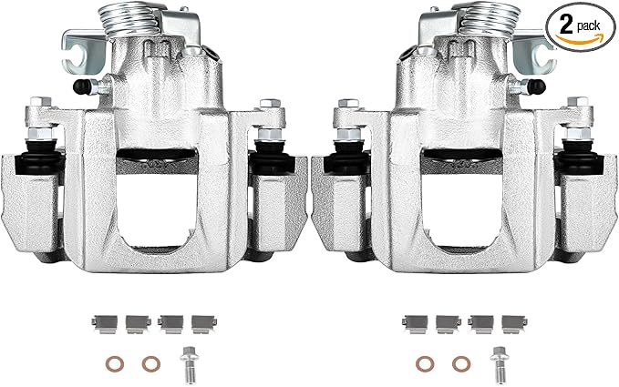 SCITOO 18B5213 18B5212 Disc Brake Calipers Assembly with Bracket Fit For Ford For Flex 2009 For Lincoln For MKS 2009 2010 2011