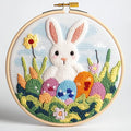 DIY Punch Needle Kits Happy Easter Rabbit and Eggs by Unknown
