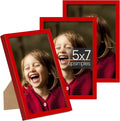 upsimples 5x7 Picture Frame Set of 3, Made of High Definition Glass by upsimples