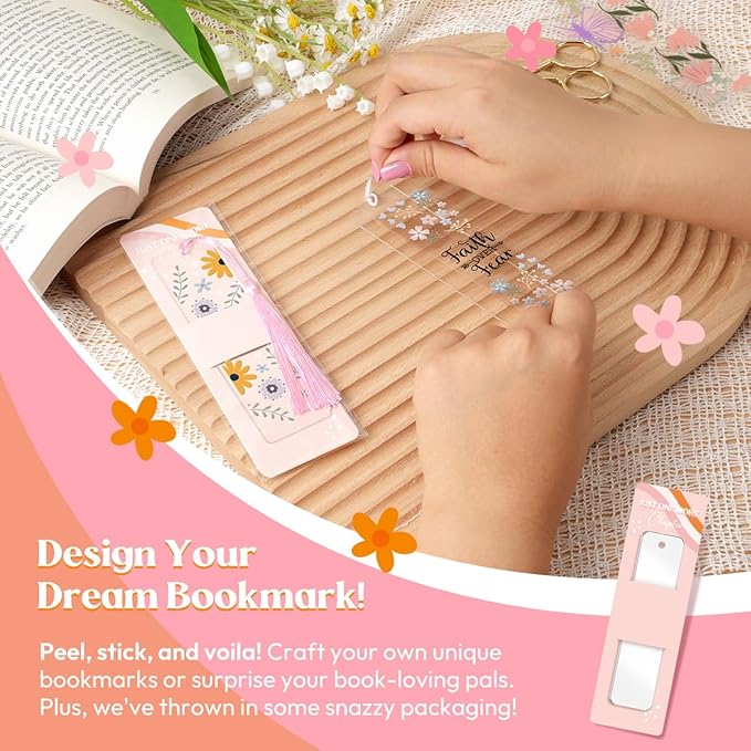 Kaciola 24PCS Acrylic Bookmark Blanks - Image 2