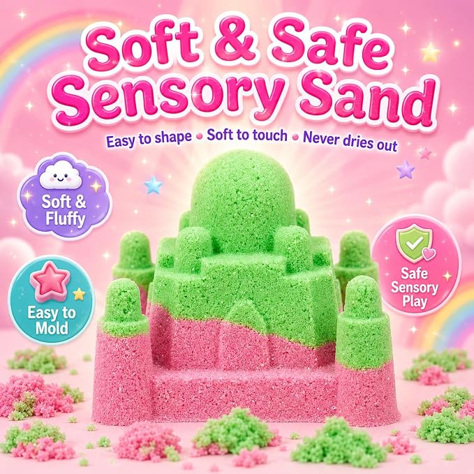 Carolart Unicorn Sensory Bin, Sand Box Kit - Image 5