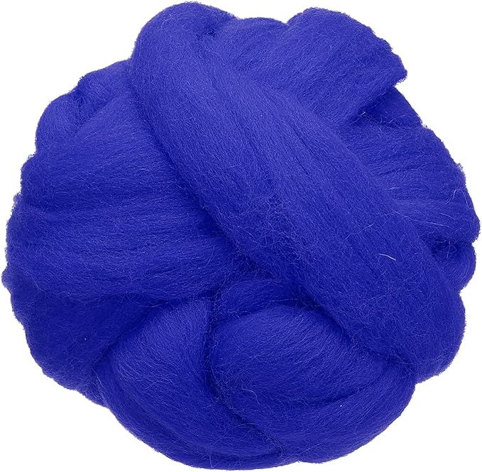 uxcell 3.53oz Wool Roving Yarn, Needle Felting Wool Fiber DIY Craft Needle Wet by uxcell