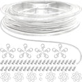 Jishi 33ft Silver Snake Chain 1.2mm Jewelry Making Chains by Jishi