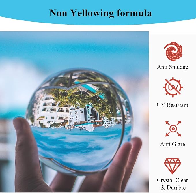 Epoxy Resin, 32OZ Epoxy Resin Crystal Clear, Not-Yellowing No-Bubble, Self - Image 5
