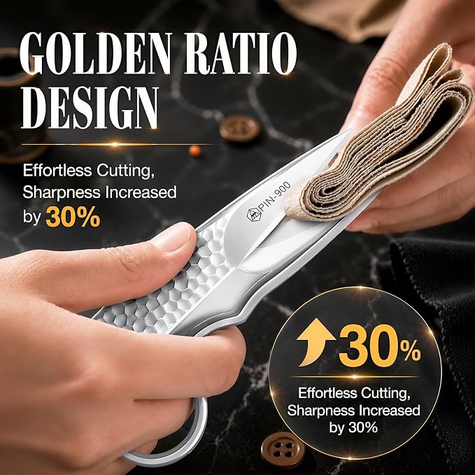 Premium Sewing Scissors, Sharp Precision Thread Snips - Image 5