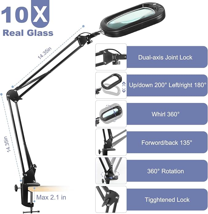 10X Large Magnifying Glass - Image 7
