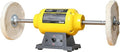 Dual Speed Bench Buffer Polisher 1.8/3.1A, 8 inch Jewelry Buffer Polisher Machine, 1725/3450 RPM Power Bench Polisher with 2 cotton Wheels for Jewelry, Metal, Wood, Jade, Knife, Plastic