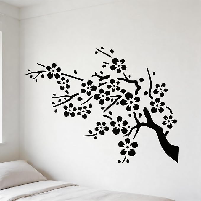 TIAMECH A4 Reusable Cherry Blossom Stencil - Image 3